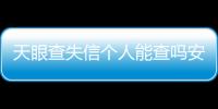 天眼查失信个人能查吗安全吗知乎文章下载